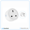 Tuya WiFi Smart Socket EU Plug 16A/20A with Power Monitoring, Voice Control, and Remote Access via Smart Life App – Works with Alexa, Google Assistant, Yandex Alice – Heavy Duty Smart Plug for Home Automation, Energy Monitoring, and Timer Functions. 