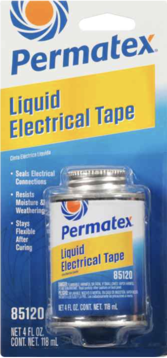 PERMATEX Liquid Electrical Tape 118ml Weatherproof Protectant PX85120