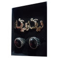 Customized name Cufflinks and Name Studs – Exquisite Gold/Silver Plated Name Cufflinks, the Perfect Gift for Men.". 