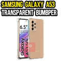 Samsung Galaxy A53 5G Back Cover Transparent Extra Bumper Anti Shock Soft Crystal Clear Case. 