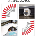 120 Blades, Compatible with Explore for Cutter, 45 Degree Cutting Replacement Blade. 