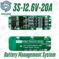 BMS 3S 12V 20A Lithium Battery 18650 PCB Charger Protection Board. 