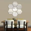 Imported Acrylic Hexagon wall decor Mirrors 3D wall mirrors 4x4 inches per hexagon (1 TO 60 PIECES). 