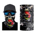 Bigfoot - Skull and Joker Movie Character Face Pattern Bandana Buff Scarf Mask for Cycling Exercise Racing. 