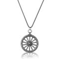 Game Bloodborne Cosmic Eye Necklaces Crow Hunter Wheel Hunter Badge Pendant Necklace Men Women Fans Cosplay Jewelry Gift. 