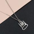 Chandler Born Sinner Crown Necklace Simplify Exquisite Pendant Choker Necklace Engagement Jewelryfor Women Men. 