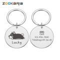 Pet ID Tags Anti-lost Personalized Cat Dog Puppy ID Tag Pet Dog Collar Accessories Custom Dogs Name Tags Pendant Free Engraved. 