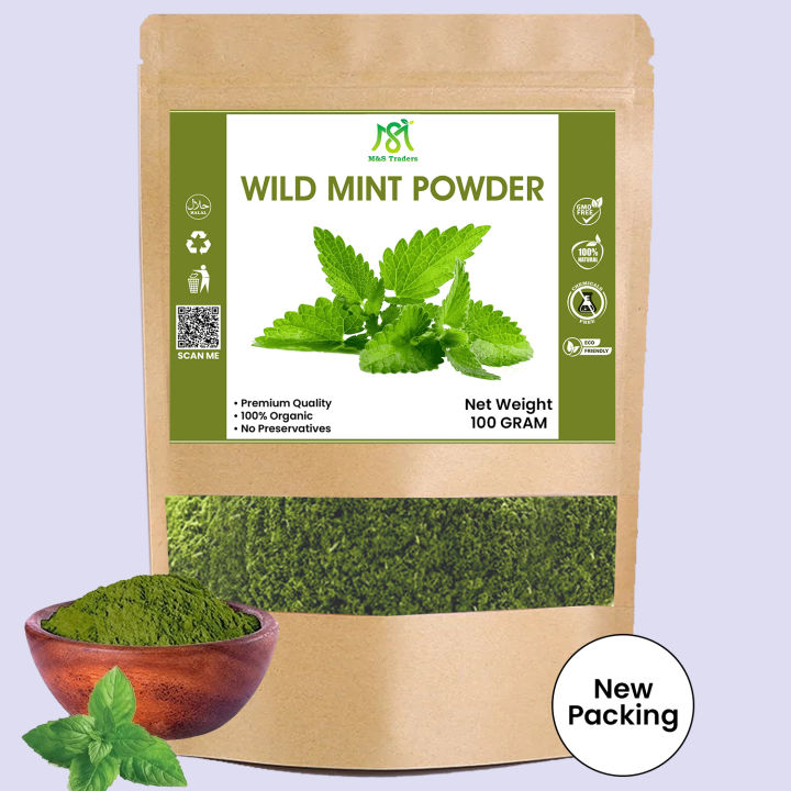 Mint Powder | Wild Mint Leaves Powder | Pahari Podina Leaves Powder- 100 Grams