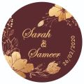 “Customized Wedding Stickers | 1.5 Inch | 70 / 140 / 210 Pcs | Personalized Labels for Weddings & Events”. 