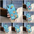 Card sleeve Full wrap Phone Case For VIVO NEX A Card bag Silicone Dirt-resistant Graffiti Anti-knock Card slot Cartoon. 