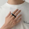 Temperature Smart Sensor Body Ring -Stainless Steel Fashion Display Real-time Temperature Test Finger Ring. 