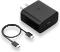 Samsung 45W USB-C Super Fast Charging Wall Charger for Galaxy S22, Galaxy S21, Galaxy S20, Note20 Models - Black , 45W TA w/ Cable, Black. 