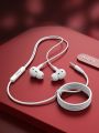 PISEN Wired Headphones with Mic and Inline Remote, High-Fidelity Audio, Comfortable Fit, 3.5mm Jack - Perfect for Music and Calls - Pisen Wired In-Ear Headphones - Stereo Sound. 