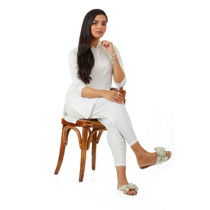 EGO%20Fall%202019%20Off%20White%20Cotton%202Pcs%20Stitched%20For%20Women%20-%20Image%203