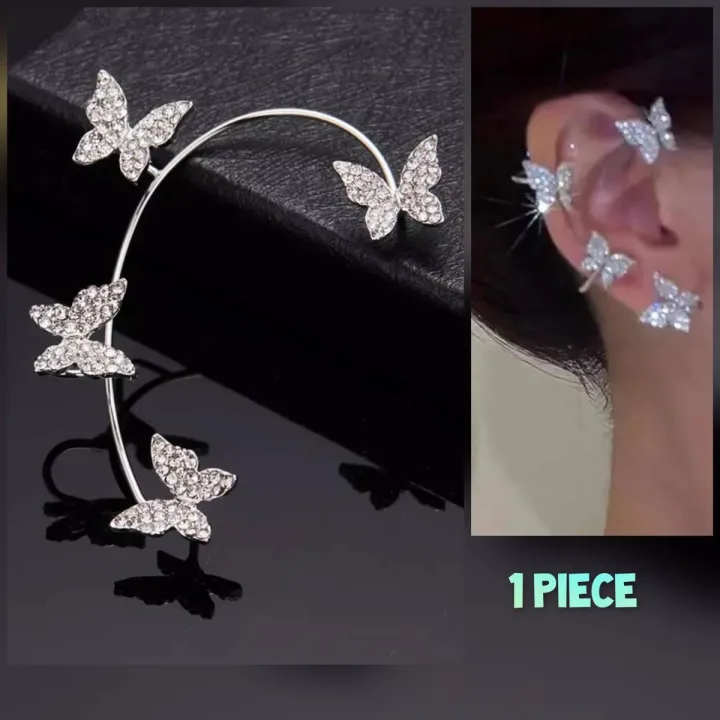 1%20Piece%20Ear%20Wrap%20Electroplated%20Shiny%20Butterfly%20Ear%20Cuffs%20For%20Women%20-%20Image%202