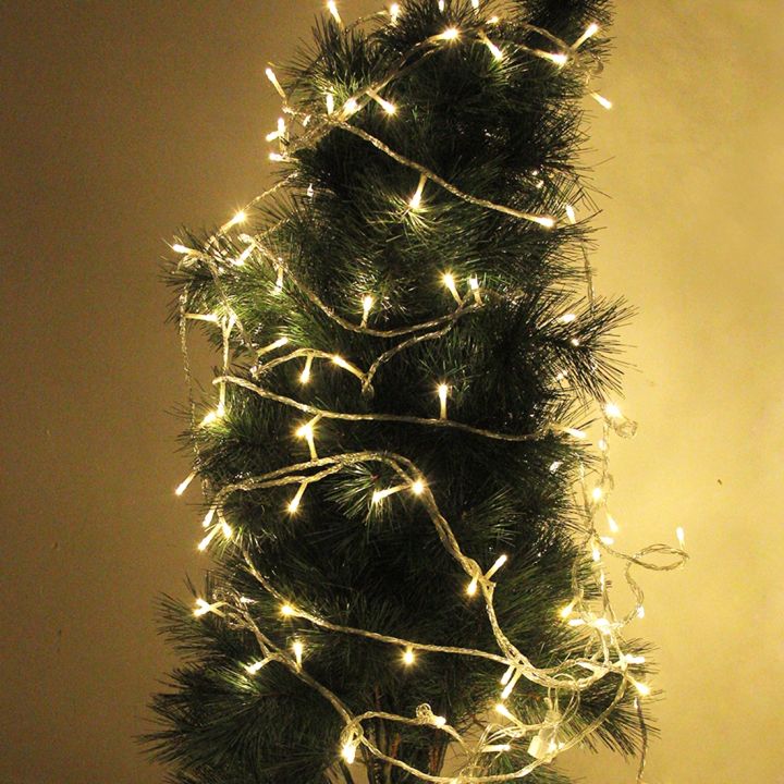 10m String Decoration Light, For Christmas Party, 80 LED, Purple Light, Battery Powered