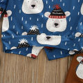 Toddler Baby Clothes Set, Boys Girls Autumn Long Sleeve Top Printed Long Pants Outfit. 