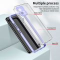 For Motorola G72 Phone Case，Frame Transparent Shell TPU 3 in 1 Back Cover. 