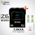 Ziewnic Z6 Series PV8500 Hybrid Solar Inverter 7.0KVA | On-Grid with Energy Storage | 5 Year Warranty | Ziewnic Solar Energy Official Store. 