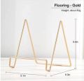 1pc Metal Plate Display Stand Decorative Plate Stand Picture Frame Display. 