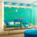 Blue Beach Wall Sticker. 
