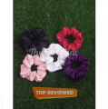 Scrunchies for girls hair High Quality Silk Pack of 5. 