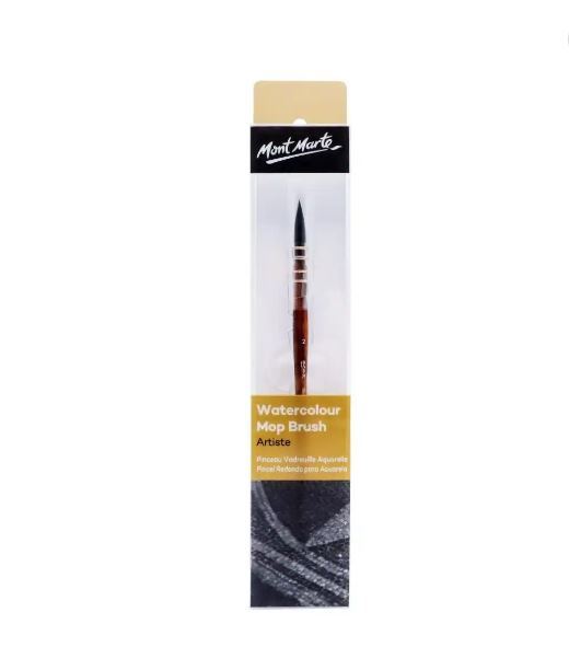 MONT MARTE WATERCOLOUR MOP BRUSH 2 MPB0157
