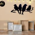 Love Birds Wall Art, 3D Wooden Wall Art, Birds on Tree, Birds Decoration, Room Decoration items, Home decoration ideas, Elegant Wall Décor, Stylish Wall  Art, Birds Wall Décor, New Design Wall Decorations. 
