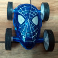 Spiderman design Push and Go Friction Powered 360 Rotating Double Sided Flip 4 Wheel Stunt Car Toy For Kids Boys Girls 360 Rotate Side Toys - Random Multicolor - Art# SS-DS Vehicle (S) - 0002. 