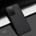 Nillkin Original Super Frosted Shield Samsung Galaxy S21 Ultra 5G case cover black with 1 Gift cover (Original Samsung used Silicone scratchless cover made in Vietnam). 