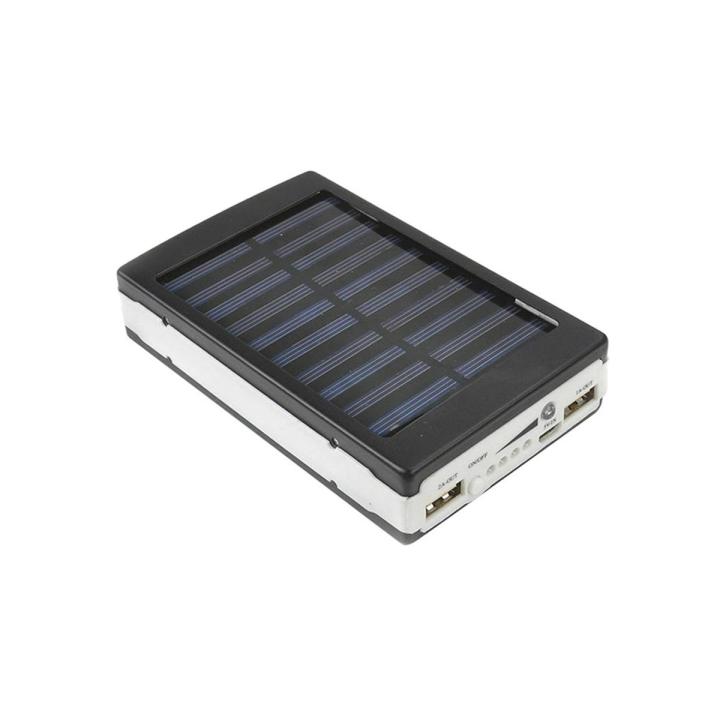 Dual USB LED Light 5-Cell 18650 Battery Charger Box Solar Power Bank DIY Case Kit