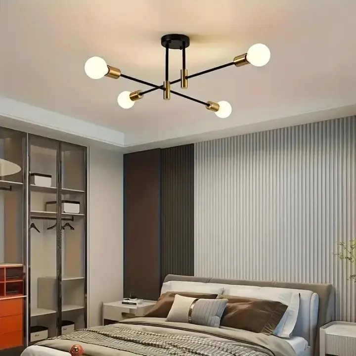1pc%20Modern%20Industrial%20Black%20&%20Golden%20Pendant%20Light%20-%20Elegant%204/6%20Bulb%20Ceiling%20Fixture%20-Hanging%20Light%20%7C%20Ceiling%20Light%20%7C%20Pendant%20Lamp%20for%20Home%20Decor%20%7C%20Stylish%20Ceiling%20&%20Pendant%20Lighting%20%7C%20Room%20lights%20%7C%20Led%20bulbs%20(Bulb%20Not%20Included)%20-%20Image%208