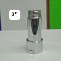 All size Brass C.P Extension Nipple Socket Good Quality Chrome Plated Forged Brass Extension Pipe fitting Nipple For Water Extension Nipple  cp nozzle null extension Cp nipple extension for muslim shower toilet hand shower and bib tap thread nipple. 
