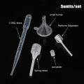 5Pcs Perfume Refill Tools Set Plastic Diffuser Straw Dropper Funnel Spray Dispensing Required Cosmetic Tools. 