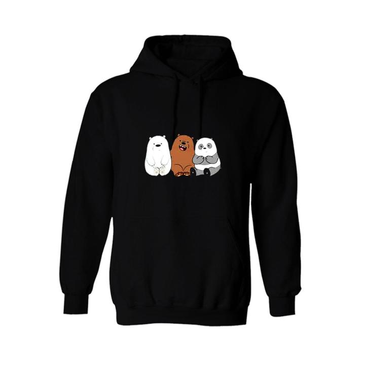 Hori Bear Printed Warm Hoodie Pullover Hood Fleece Winter Arrival Top Quality Kangaroo Hoodies For Men