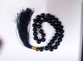 Premium Black Stone Tasbeeh - 33 Beads, 8/10mm Size - Handcrafted Islamic Prayer Beads with Zikar Beads for Enhanced Spiritual Connection. 