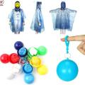 Portable Raincoat Ball Raincoat Emergency Raincoat Keychain - 100% waterproof. 