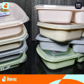Meal Prep Containers 3 Compartment LARGE with Snap Tight Transparent Lids, Food Containers, School Lunch Box, BPA Free, Stackable, Bento Box, Microwave/Dishwasher/Freezer Safe - Ideal For Fitness Enthusiasts, Gym Goers, Nutritionists, Dietitians - 1000ml. 