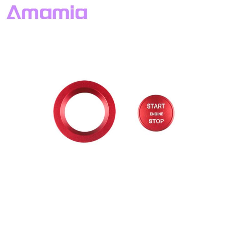 Push Button Sticker Car Engine Start Button Sticker Easy Install Decorative Decal for Car Accessories Self Adhesive Push Button Cover Start Stop Engine Sticker