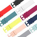For Amazfit BIP U 20mm Solid Color Soft Silicone Watch Band. 