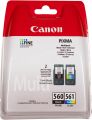 CANÒN 560 561 XL Ink Cartridges, PG-560 CL-561 XL Remanufactured for Canon 560 561 XL Ink Cartridges, for Canon Pixma TS5350 TS7450 TS5351 TS5352 TS5353 TS7451 (1 Black, 1 Colour). 