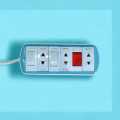 3 outlet Sockets + Switches Extension Board | High Quality etention lead with Pure Copper wire of 40/76 | 1500 watt load max | Colorful Extention lead for Multiple purposes | Customizeable Cable lenth 2.5m - 4.0m. &lt;HRK Enterprize Cares of you&gt;. 