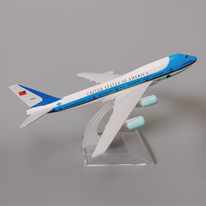 Airline Model United States Of America USA 16 cm Air Force One B747 Boeing 747 Airlines Airplane Model Plane Model Alloy Metal Diecast Aircraft