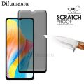 Privacy Tempered Glass For OPPO A18 Anti Peeping Screen Protector. 