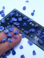 3-11mm Natural blue Spot Stone Beads/ Gemstone, Stone Nugget Beads, 100pcs, DIY Art & Craft.. 