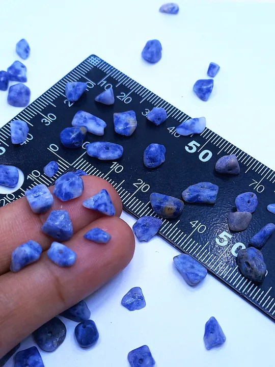 3-11mm%20Natural%20blue%20Spot%20Stone%20Beads/%20Gemstone,%20Stone%20Nugget%20Beads,%20100pcs,%20DIY%20Art%20&%20Craft.%20-%20Image%204