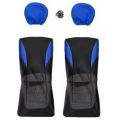 Car Seat Covers Set Universal Heavy Duty Cotton Car Seat Covers Waterproof Protectors Van for All Vehicles (Black Blue). 
