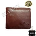 BLACK ORIGINAL LEATHER WALLET FOR MEN. 