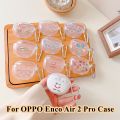 Original For OPPO Enco Air 2 Pro Transparent cartoons Silicone Earphone Case Cover. 