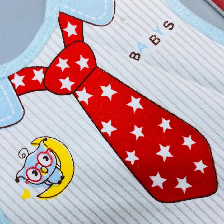 Baby%20Bib%20napkin%20Apron%20Soft%20Cotton%20For%20Girl%20and%20Boys%20Waterproof%20And%20Washable%201%20pcs%20Tie%20shape%20-%20Image%203